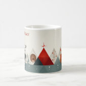Mug Triangle de Noël : Coupe de Noël minimale (Centre)