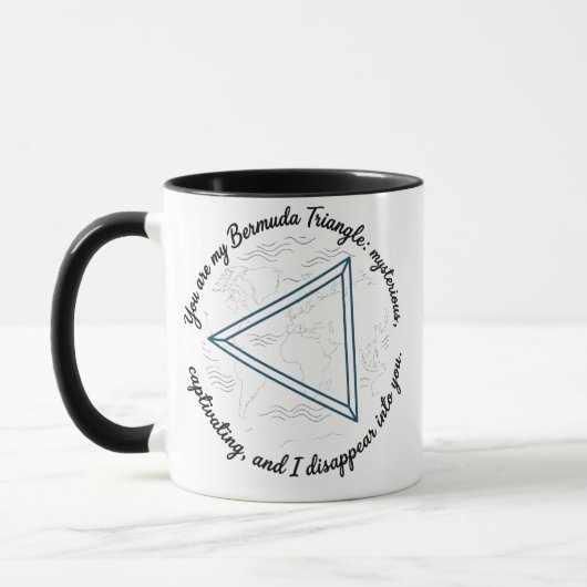 Mug Triangle des Bermudes Wanderlust (Gauche)