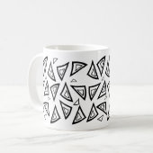 Mug triangle géométrique d'inspiration aztèque (Devant gauche)