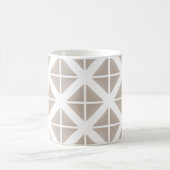 Mug Triangle Motif tendance beige (Centre)