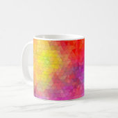 Mug Triangle pattern with color mixing background. abs (Devant gauche)