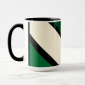 Mug Triangle - Vert, Crème et Noir (Gauche)