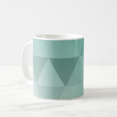 Mug Triangles Abstrait Motif sans couture - Versio ver (Devant gauche)