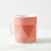 Mug Triangles Abstrait Motif sans soudure - Version ro (Devant gauche)
