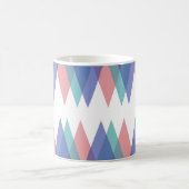Mug Triangles bleu et corail (Centre)