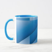 Mug Triangles bleus (Gauche)