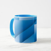 Mug Triangles bleus (Devant gauche)