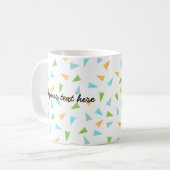 Mug Triangles dans des couleurs en pastel, motif (Devant gauche)