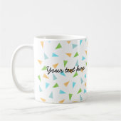 Mug Triangles dans des couleurs en pastel, motif (Gauche)