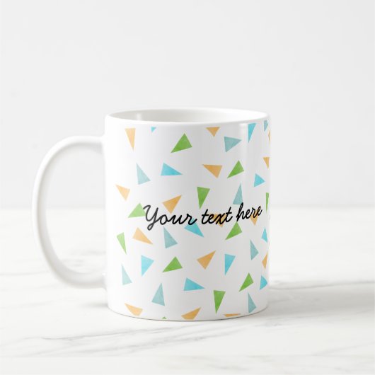 Mug Triangles dans des couleurs en pastel, motif (Gauche)