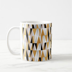 Mug triangles de conception scandinave sans couture mo