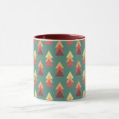 Mug Triangles de couleurs rétro (Centre)
