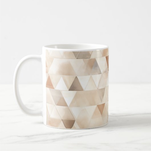 Mug Triangles de crème de plage (Gauche)