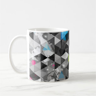 Mug triangles de grunge Abstraits : motif sans soudure
