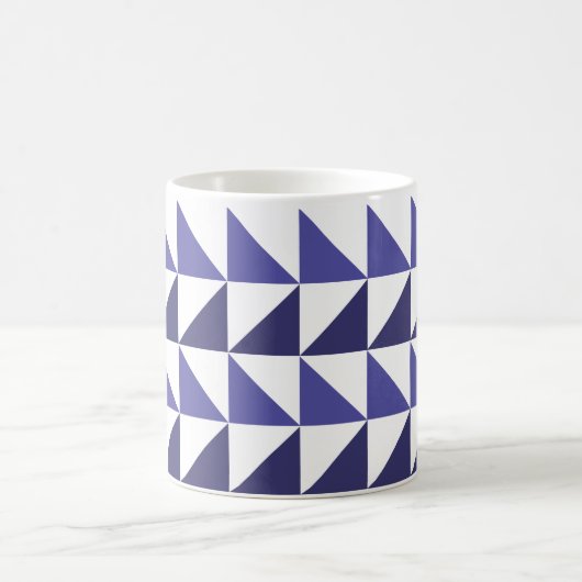 Mug Triangles géométriques bleu violet (Centre)