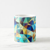 Mug Triangles géométriques : Motif Abstrait coloré (Centre)