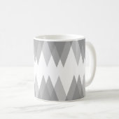 Mug Triangles gris (Devant droit)