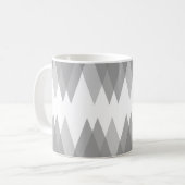 Mug Triangles gris (Devant gauche)