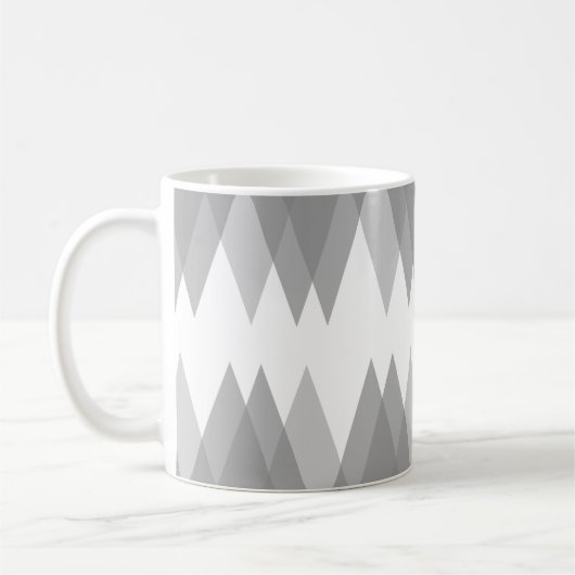 Mug Triangles gris (Gauche)