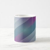 Mug triangles gris magenta turquoise (Centre)