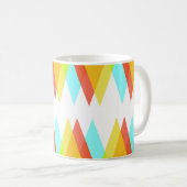 Mug Triangles jaunes, rouges et bleus cadets (Devant droit)