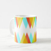 Mug Triangles jaunes, rouges et bleus cadets (Devant gauche)
