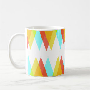 Mug Triangles jaunes, rouges et bleus cadets