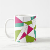 Mug Triangles mode géométrie d'impression abstraite (Gauche)