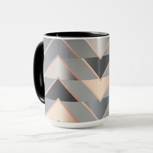 Mug Triangles modernes (Devant gauche)