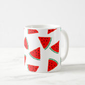 Mug Triangles Motifs de pastèque (Devant droit)