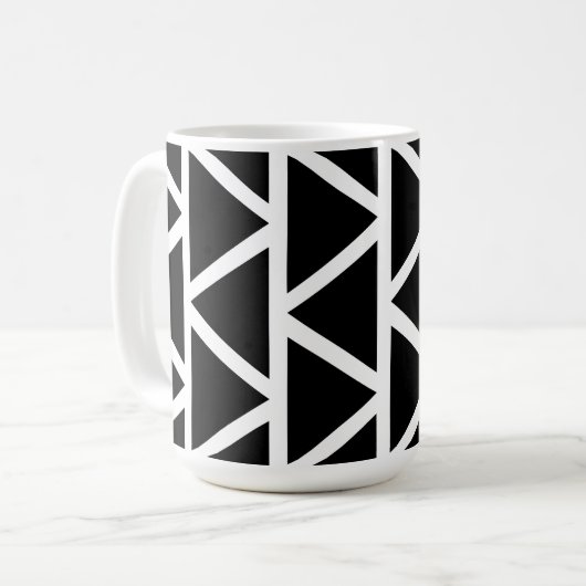Mug Triangles noirs (Devant gauche)