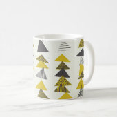 Mug Triangles Rétro : Motif Varié sans joint. (Devant droit)