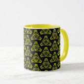 Mug Triangles Starship - Jaune (Devant droit)