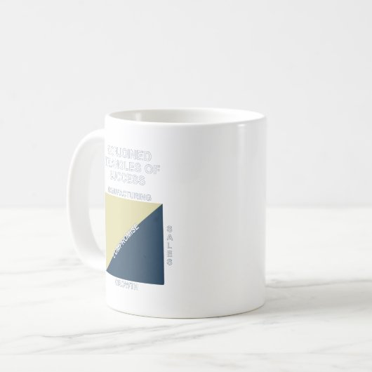 Mug Triangles unies de succès (Devant gauche)