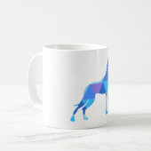 Mug Triangulus à grande dane bleu (Devant gauche)