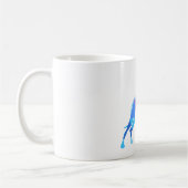 Mug Triangulus à grande dane bleu (Gauche)