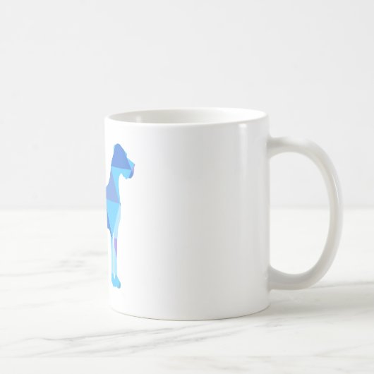 Mug Triangulus à grande dane bleu (Droite)