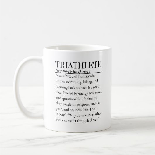 Mug Triathlète (Gauche)