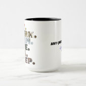 Mug Triathlete mangent la vie quotidienne de sommeil (Centre)