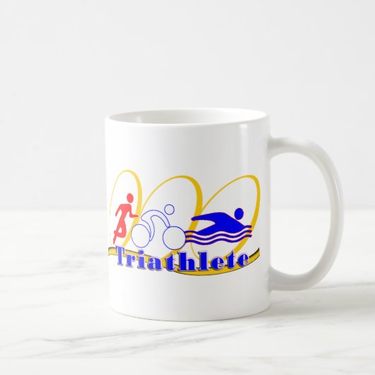 Mug Triathlète - Run Bike Swim (Droite)