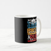 Mug Triathlon de course à vélo de natation (Devant droit)