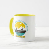 Mug Triathlon. L'aventure remplit votre âme (Devant gauche)