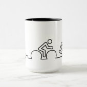 Mug Triathlon. Natation, cyclisme et course. (Centre)