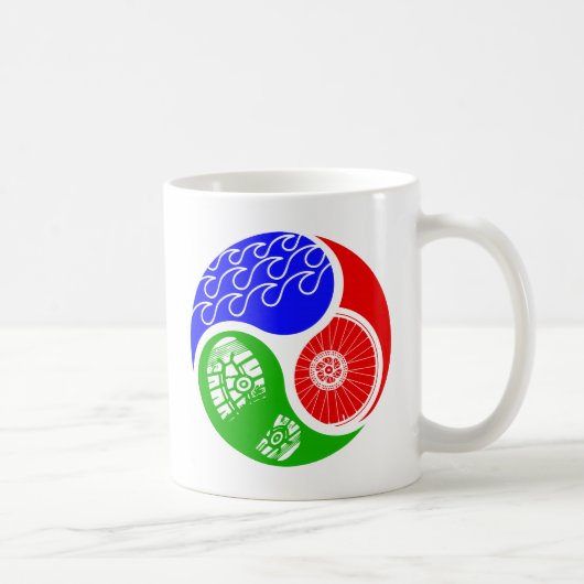 Mug Triathlon TRI Yin Yang (Droite)