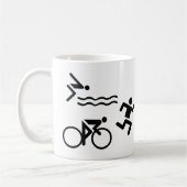 Mug Triatholon - course à vélo (Gauche)