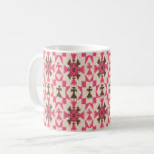 Mug Tribal aztec abstract seamless pattern (Devant gauche)