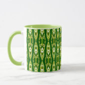 Mug Tribal Batik - Dark Green et Avocado (Gauche)