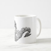 Mug tribal dragon (Devant droit)