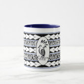Mug Tribal Ethnic Bleu marine (Centre)