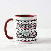 Mug Tribal Ethnic Bordeaux (Gauche)